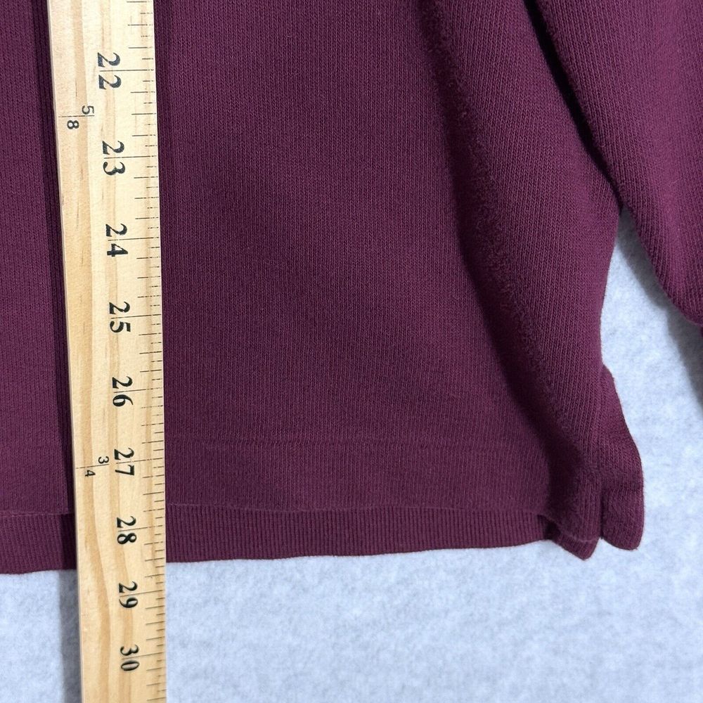 Polo by Ralph Lauren Burgundy Quarter Zip Sweater - Picture 12 of 12